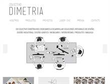 Tablet Screenshot of colectivodimetria.com